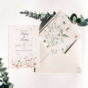 Convite Floral Primavera
